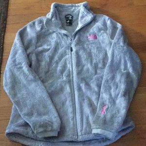 North face Osito Jacket Light Grey Sz L